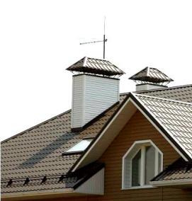 Монтаж крыши из металлочерепицы - вариант 4