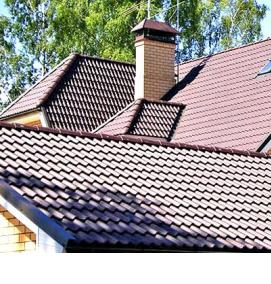 Монтаж крыши из металлочерепицы - вариант 3