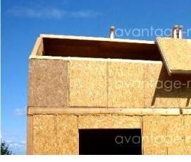 Монтаж крыши из сип панелей - модель 1