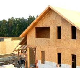 Монтаж крыши из сип панелей - модель 4