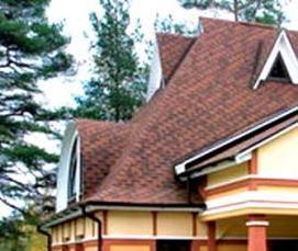 Монтаж крыши каркасного дома - модель 3