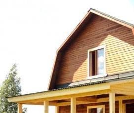 Монтаж ломаной крыши - тип 1