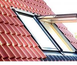 Монтаж мансардного окна - модель 4