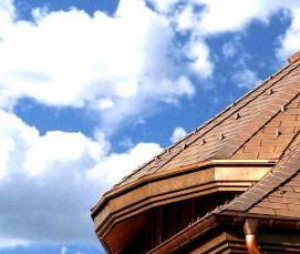 Монтаж медной кровли - модель 2