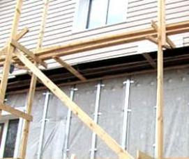 Монтаж металлического каркаса - тип 4