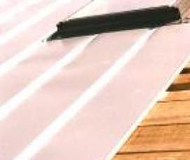 Монтаж металлической крыши - вариант 1