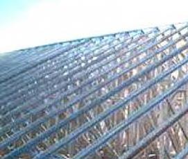 Монтаж металлической крыши - вариант 3