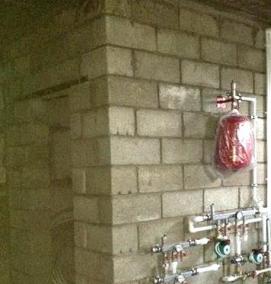 Монтаж напольного газового котла отопления - модель 3