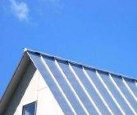 Монтаж оцинкованной крыши - вариант 1