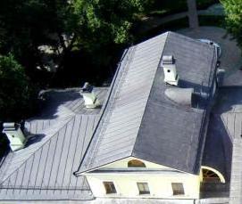 Монтаж оцинкованной крыши - вариант 2