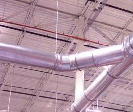 Монтаж оцинкованных воздуховодов - тип 1