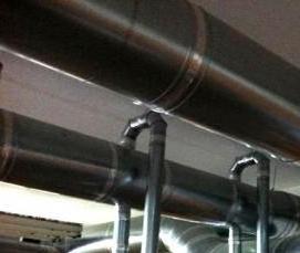 Монтаж оцинкованных воздуховодов - тип 3