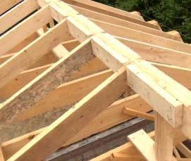 Монтаж осб на крышу - тип 4