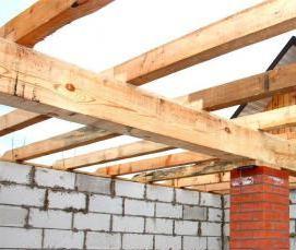 Монтаж плоской крыши - модель 1