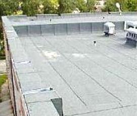 Монтаж плоской крыши - модель 3