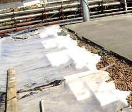 Монтаж плоской крыши - модель 2