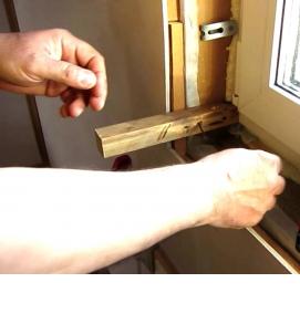 Монтаж подоконника - вариант 4