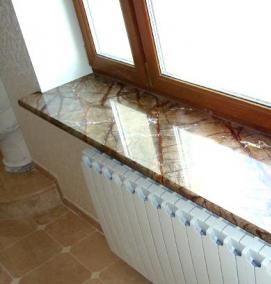 Монтаж подоконника - вариант 3