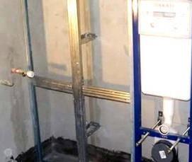 Монтаж подвесного бачка унитаза - модель 3