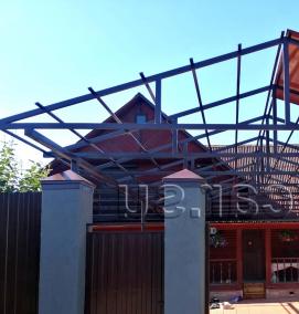 Монтаж поликарбоната - вариант 1