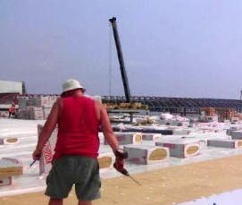 Монтаж пвх кровли - вариант 2