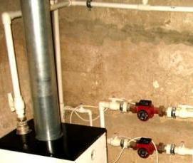 Монтаж расширительного бака системы отопления - вариант 2