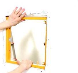 Монтаж ревизионного люка - модель 3