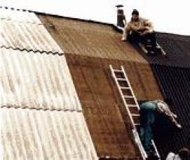 Монтаж рубероида на крышу - тип 2