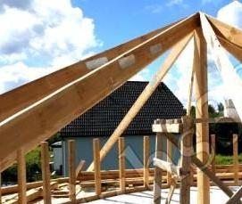 Монтаж шатровой крыши - вариант 3