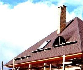 Монтаж шатровой крыши - вариант 2