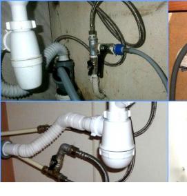 Монтаж шланга - модель 1