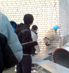 Монтаж систем вентиляции и дымоудаления - вариант 3