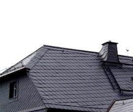 Монтаж сланцевой кровли - модель 1