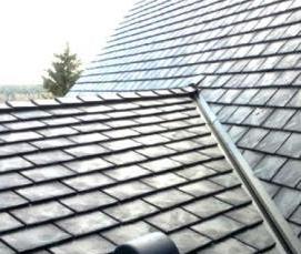 Монтаж сланцевой кровли - модель 2