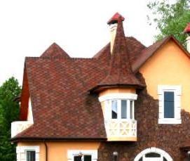 Монтаж сложной кровли - модель 1