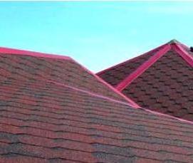 Монтаж сложной кровли - модель 3