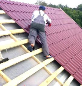 Монтаж сложных крыш - вариант 4