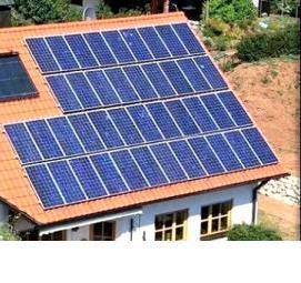 Монтаж солнечных батарей - модель 1