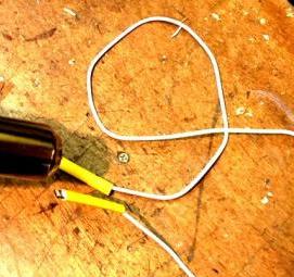 Монтаж термоусадочной трубки - модель 3