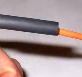 Монтаж термоусадочной трубки - модель 2