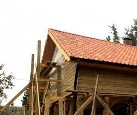 Монтаж утепленной кровли - тип 1