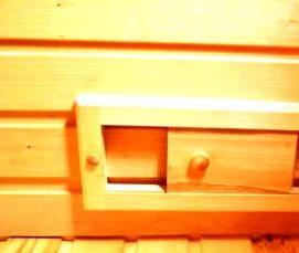 Монтаж вентиляции в бане - тип 4