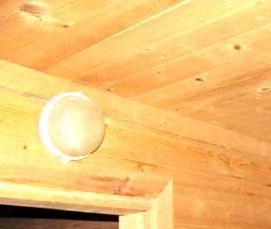 Монтаж вентиляции в бане - тип 2