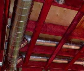 Монтаж вентиляции в каркасном доме - модель 4