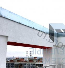 Монтаж вентиляционных зонтов - вариант 2