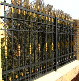 Монтаж забора Люкс