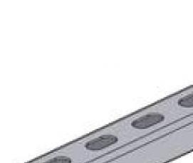 Монтажный u профиль - вариант 1