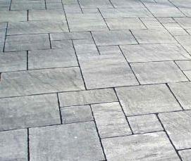 Мощение дорожек тротуарной плиткой - вариант 2