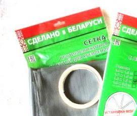 Москитная сетка с репейной лентой - модель 4