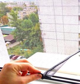 Москитные сетки на деревянные окна - модель 2